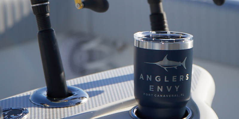 Anglers Envy Hats Navy/White with Sailfish