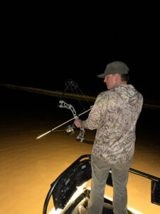 Bow Fishing on an Airboat